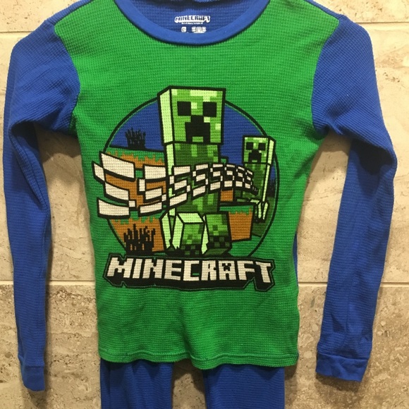 Minecraft Pajamas Boys Thermal Poshmark